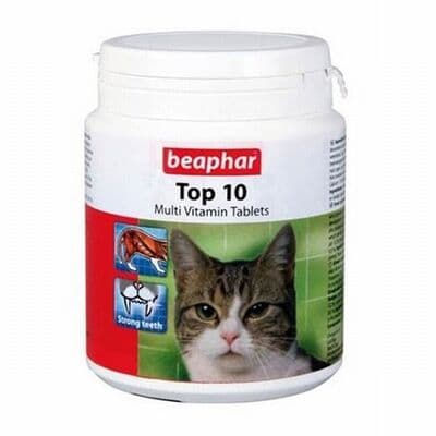 Beaphar Top 10 Kedi Multi Vitamin Tableti 180 Adet